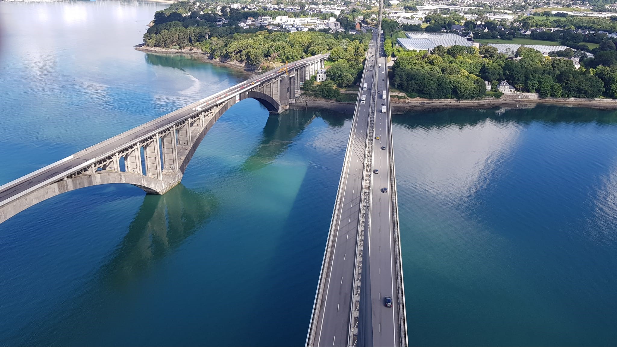 Pont de l'Iroise à Brest (29)